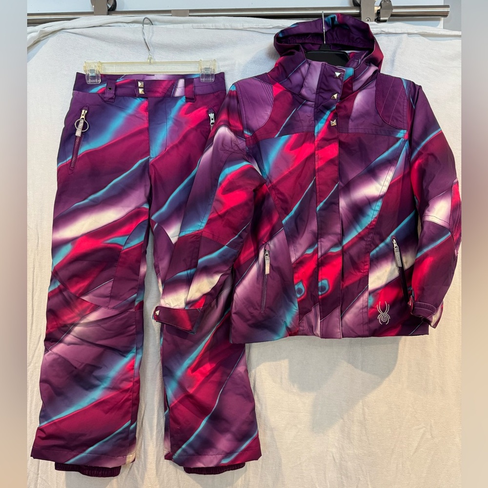 Spyder Girl's ski jacket and pants, size 12